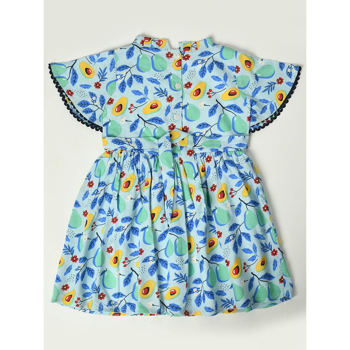 Bella Moda X Styli  Fruit Print Casual Cotton Dress-girls-clothing-dressesandjumpsuits-image-2