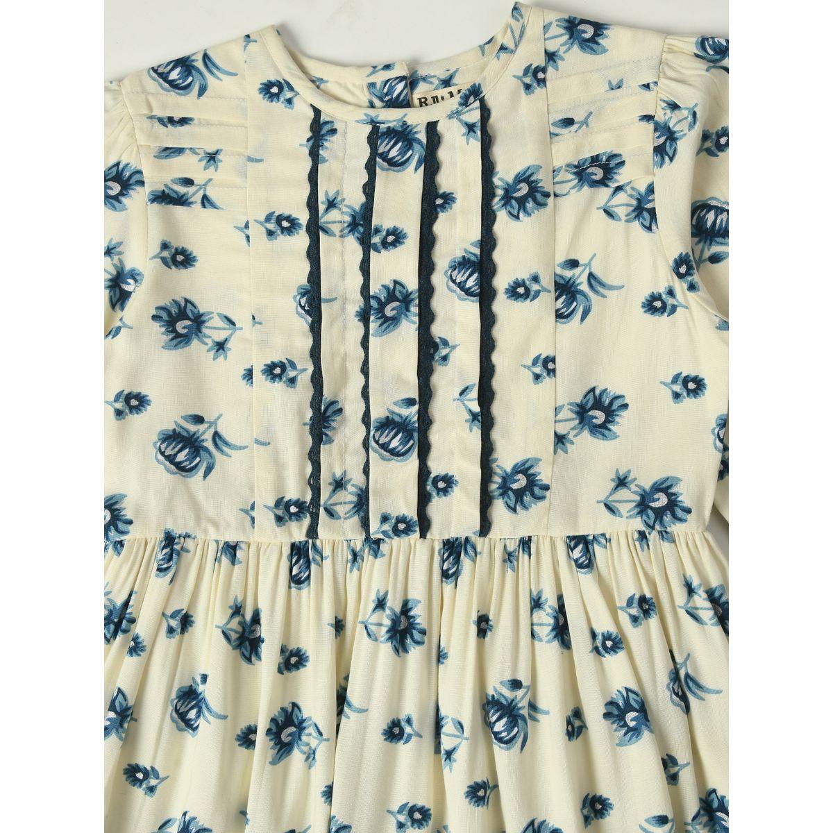Bella Moda X Styli  Floral Print Cotton Casual Dress-girls-clothing-dressesandjumpsuits-image-3
