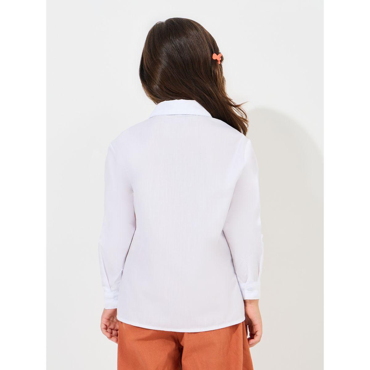 Styli Solid Ruffle Detail Long Sleeves Shirt-girls-clothing-blousesandshirts-image-4