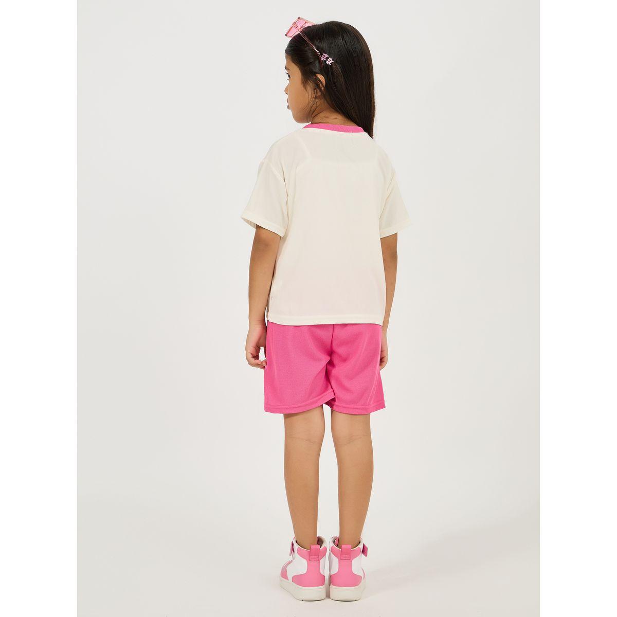مجموعة من شورت وتيشيرت بطبعة جرافيك-girls-clothing-setsandcoords-image-4