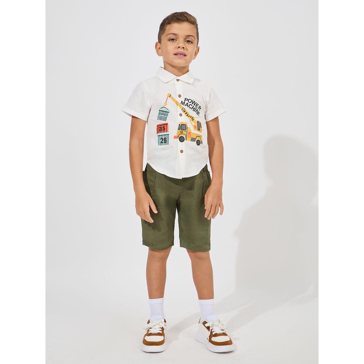 قميص مطبع بطبعة جرافيك مع اكمام قصيرة-boys-clothing-shirts-image-2