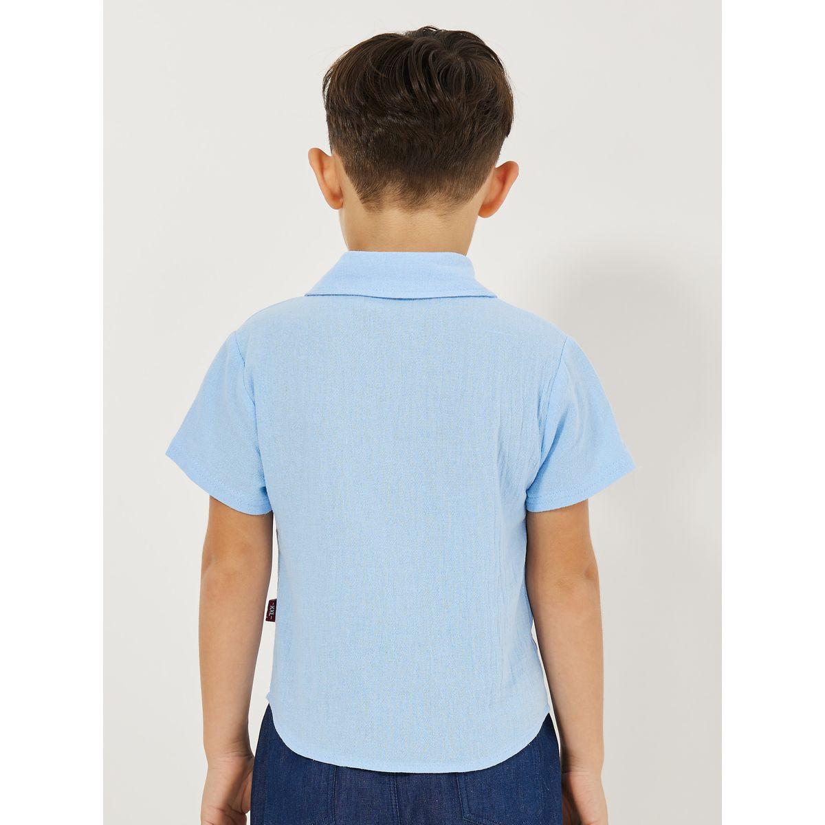 Styli Tow Truck Graphic Print Shirt-boys-clothing-shirts-image-4