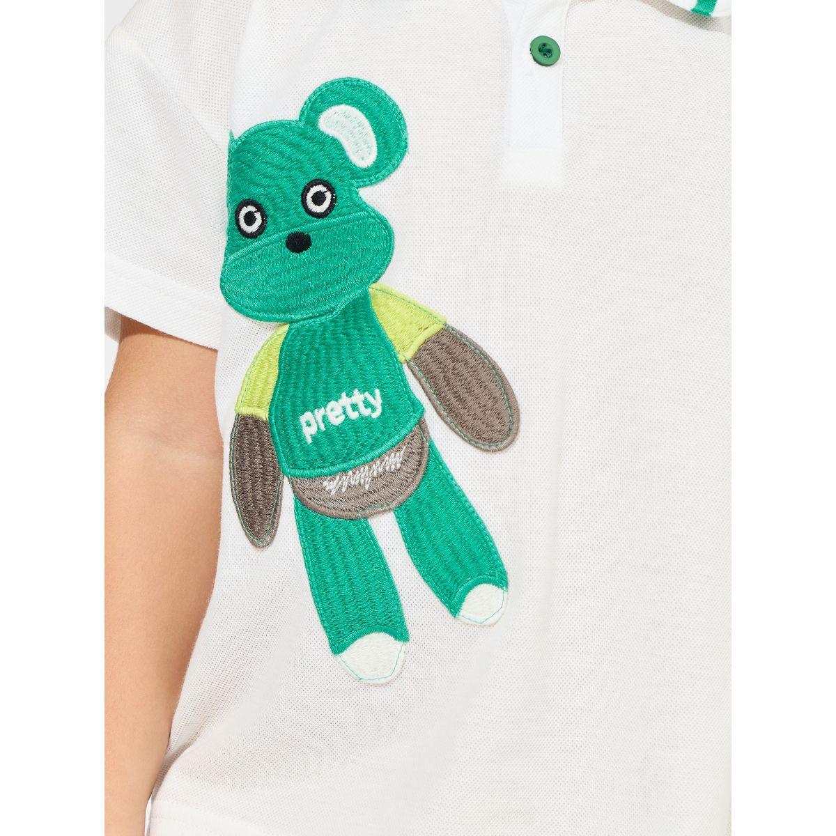 Styli Bear Applique Polo T-shirt-boys-clothing-tshirtsandpolos-image-3
