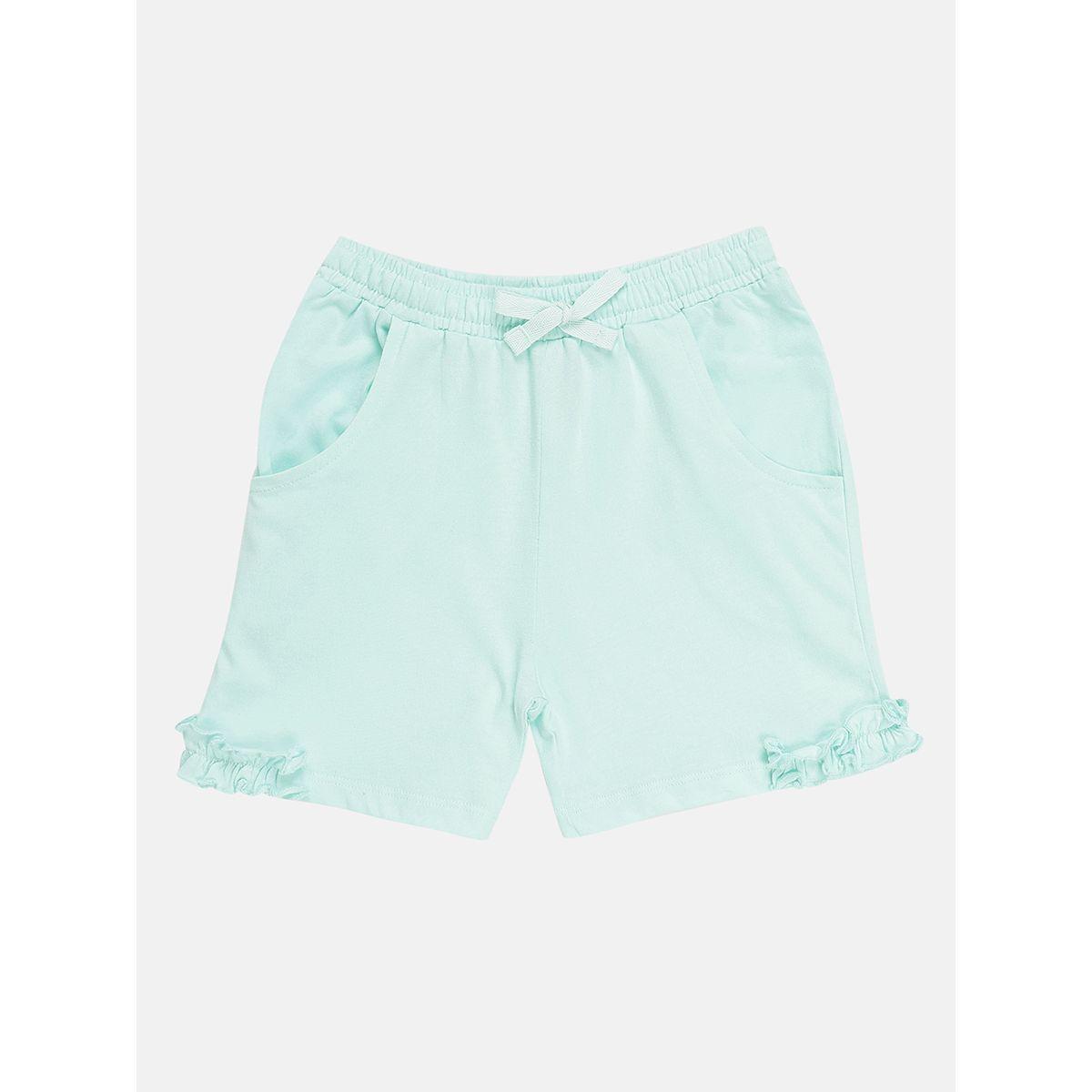Clovia Cubs X Styli  Fruit Print Ruffle Detail T-Shirt & Shorts Set-girls-clothing-nightwear-image-4