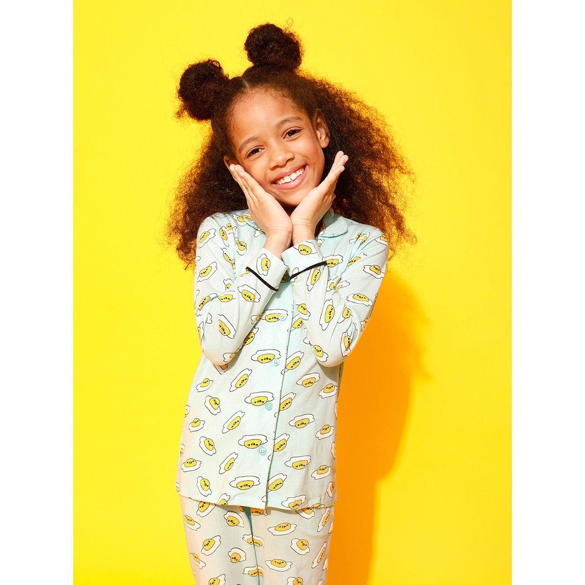 Clovia Cubs X Styli  Egg Graphic Print Shirt & Pyjama Set-girls-clothing-nightwear-image-5
