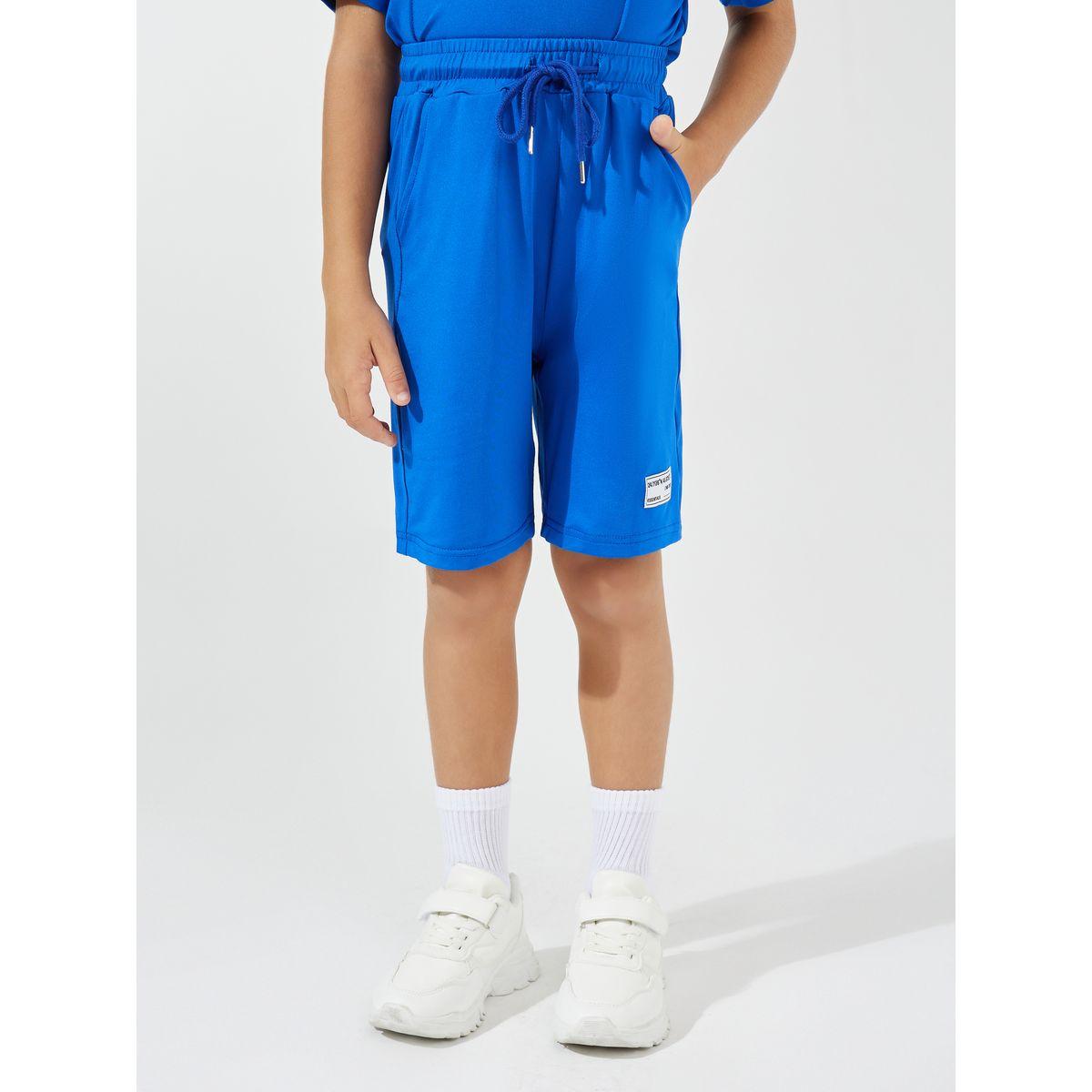 Styli Elevate Slogan Print Oversized T-Shirt & Shorts Set-boys-clothing-setsandcoords-image-5