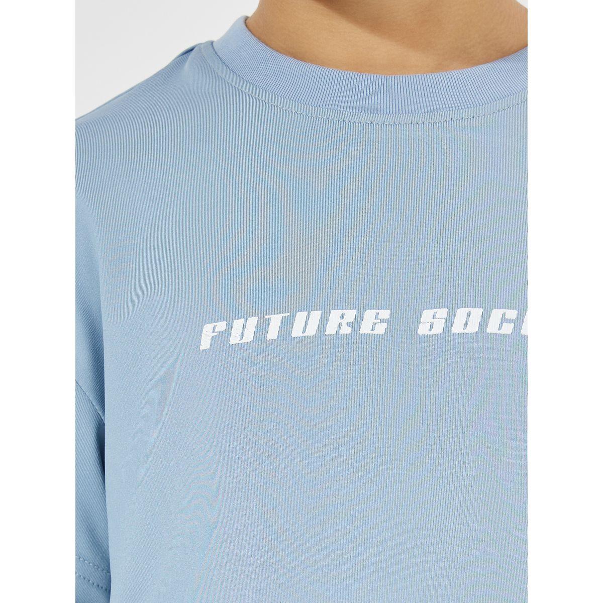Styli Elevate Back Graphic Print Oversized T-Shirt & Shorts Set-boys-clothing-setsandcoords-image-4