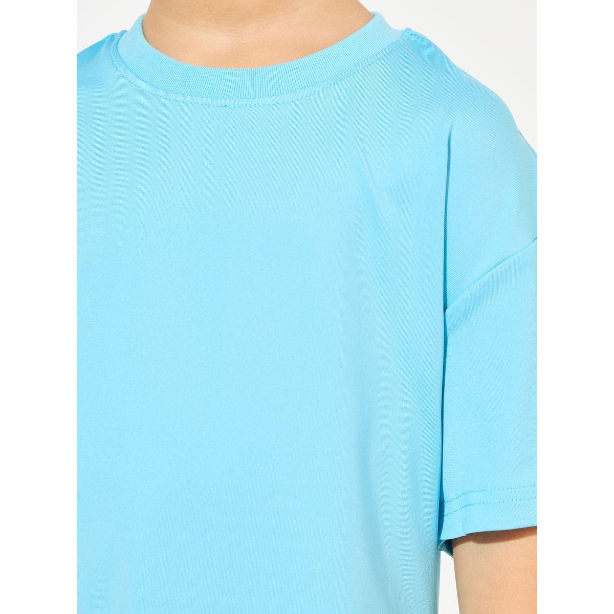 مجموعة من شورت وتيشيرت فضفاض بطبعة كتابة-boys-clothing-setsandcoords-image-4
