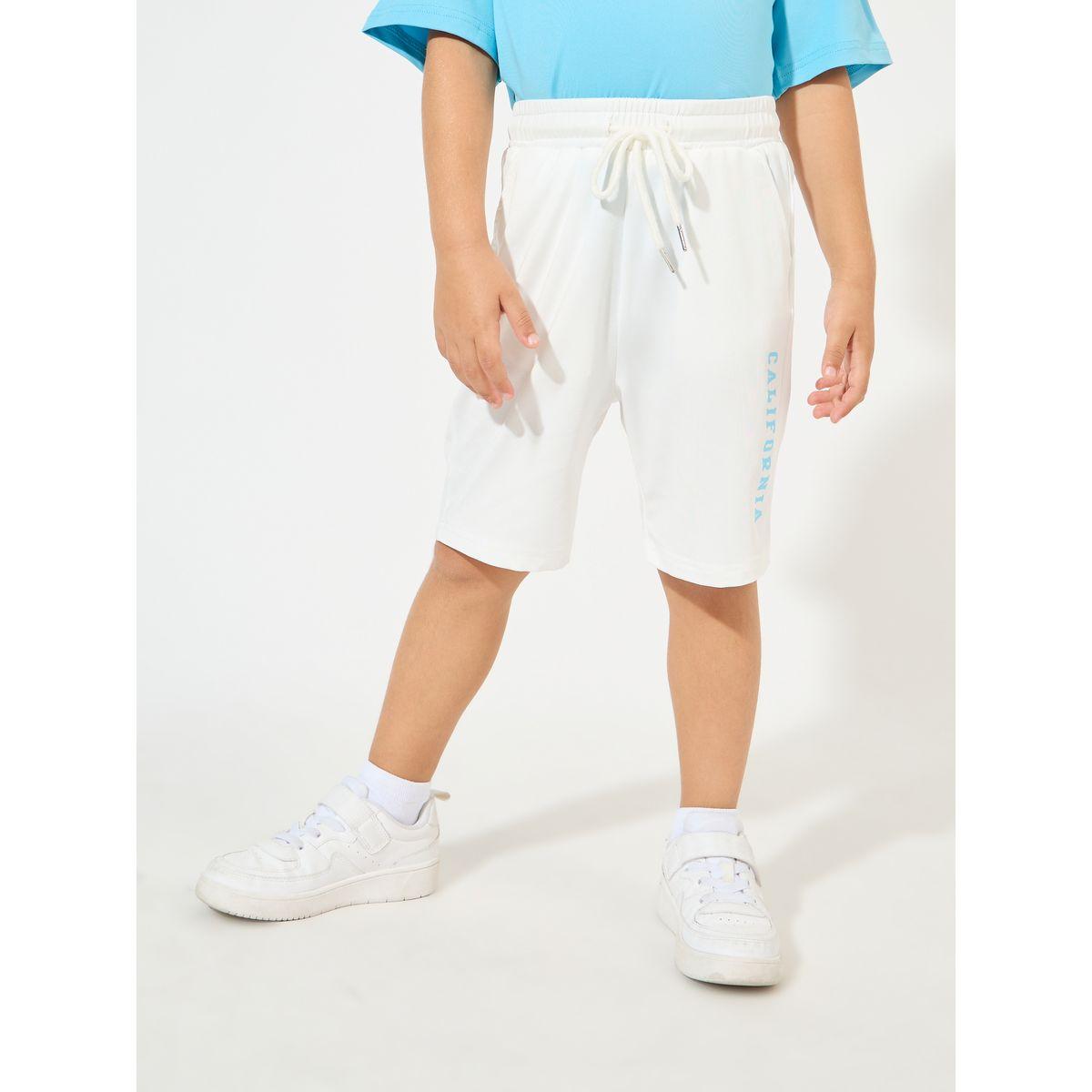 مجموعة من شورت وتيشيرت فضفاض بطبعة كتابة-boys-clothing-setsandcoords-image-6