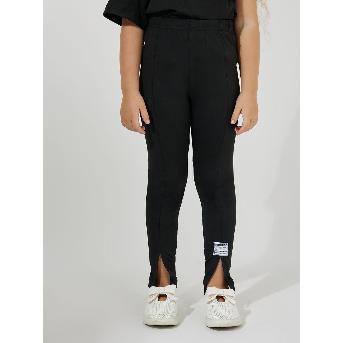 Styli Elevate Dropped Shoulder Oversized T-Shirt & Pintuck Leggings Set-girls-clothing-setsandcoords-image-5