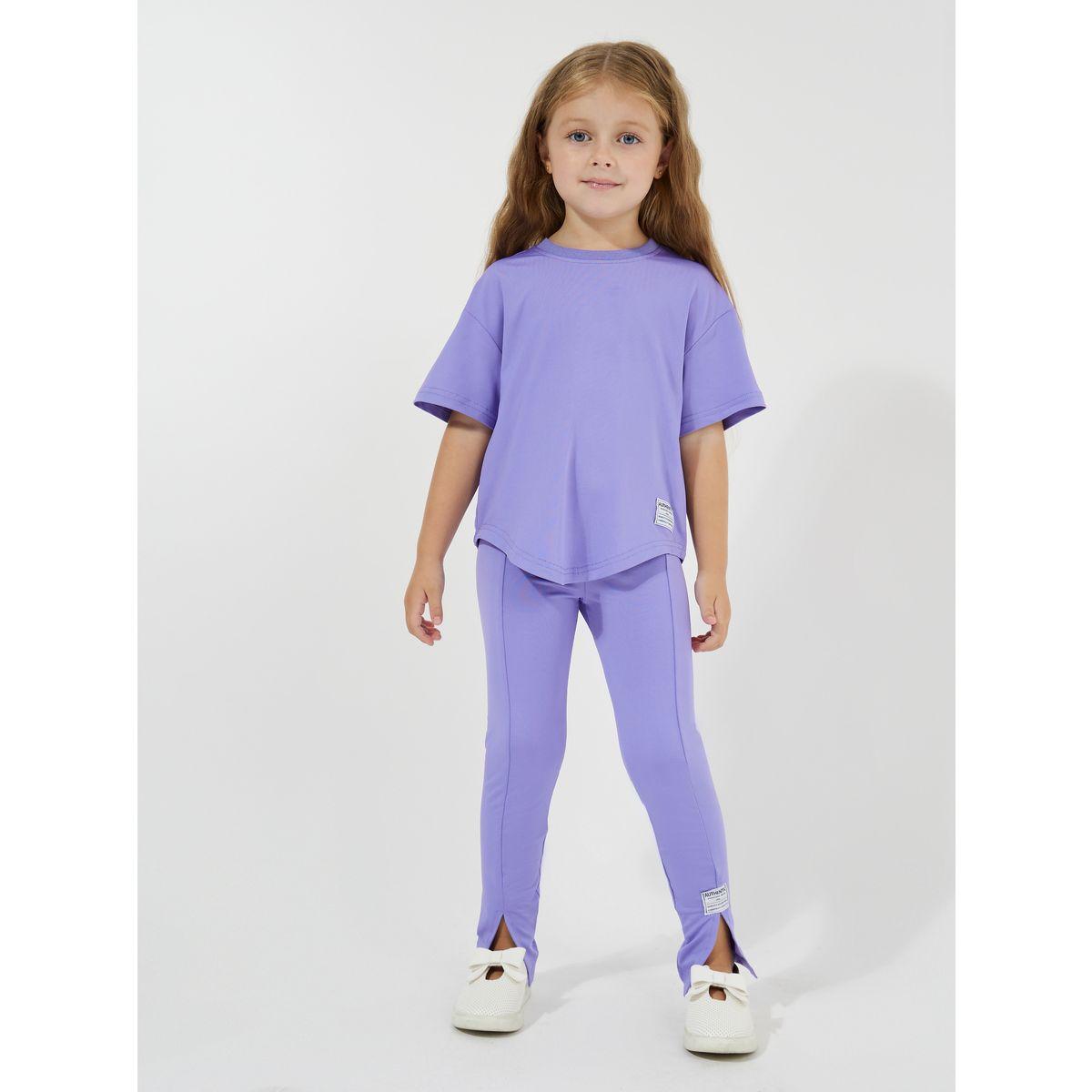 Styli Elevate Dropped Shoulder Oversized T-Shirt & Pintuck Leggings Set-girls-clothing-setsandcoords-image-1
