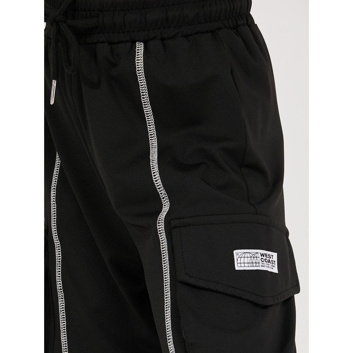 Styli Elevate Overlock Seam Boxy T-Shirt & Joggers Set-girls-clothing-setsandcoords-image-6
