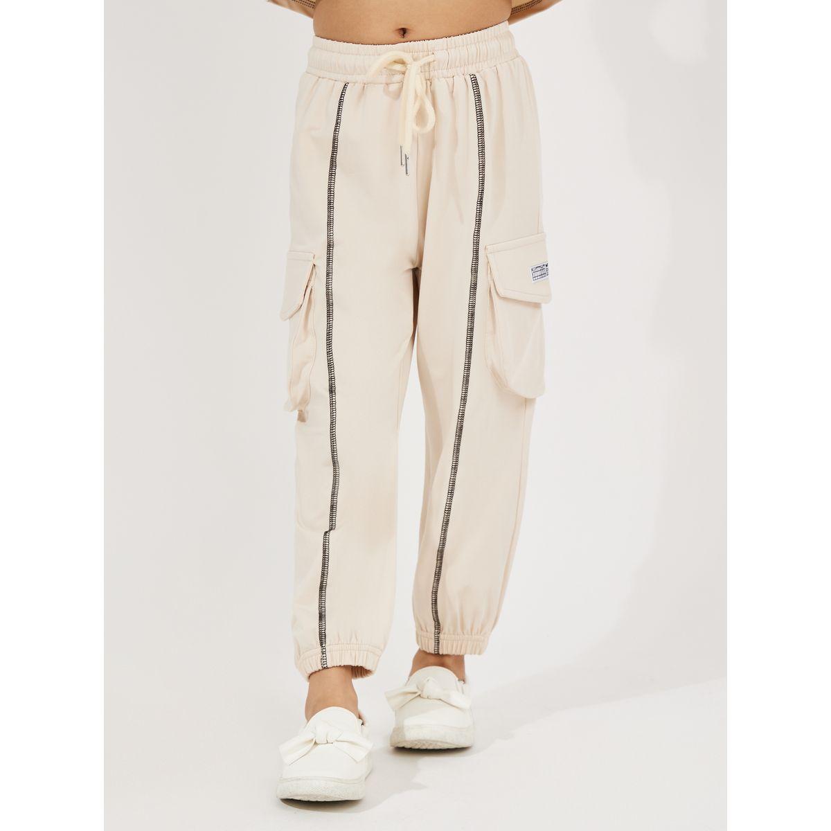 Styli Elevate Overlock Seam Boxy T-Shirt & Joggers Set-girls-clothing-setsandcoords-image-5