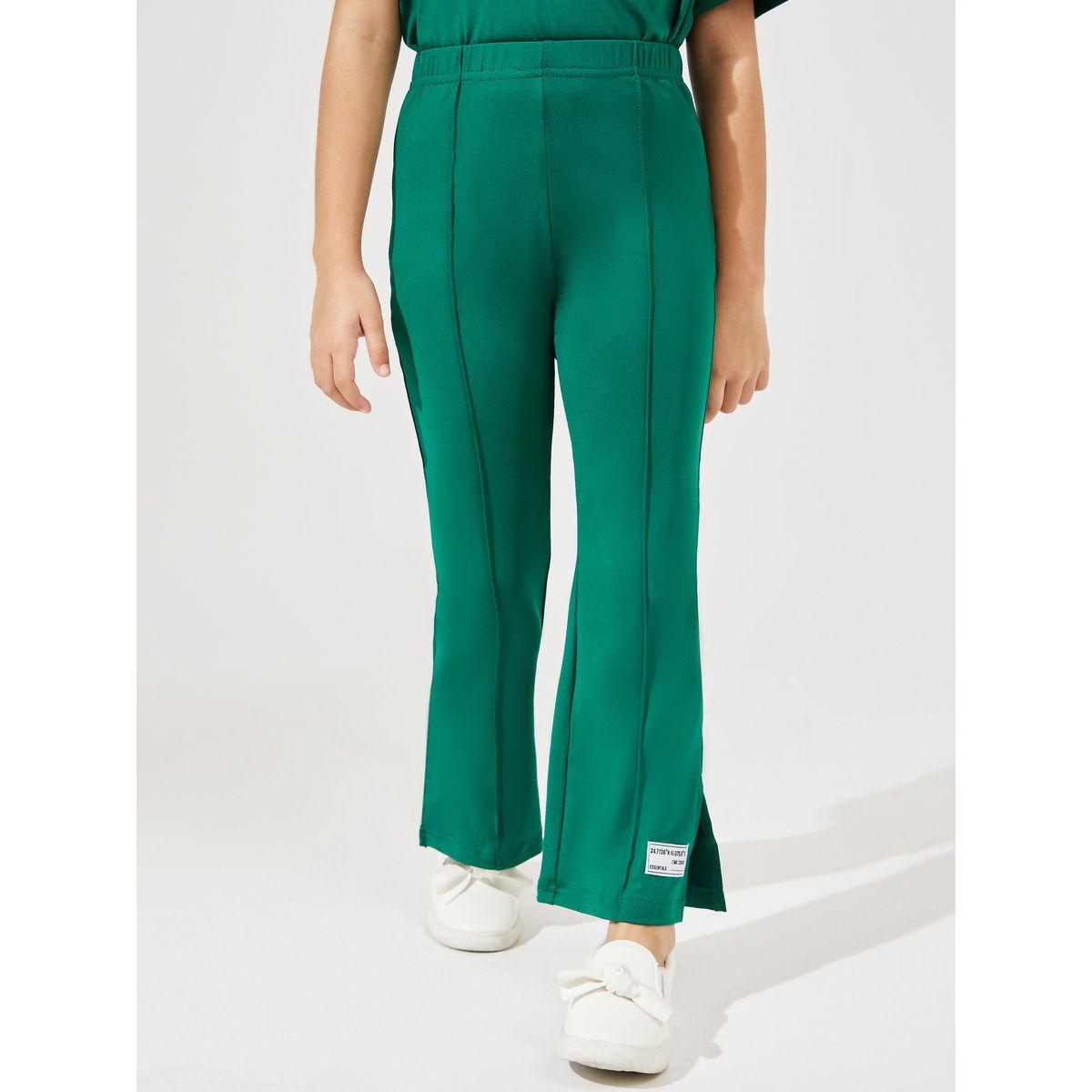 Styli Elevate Oversized Drop Shoulder T-Shirt & Flared Leggings Set-girls-clothing-setsandcoords-image-5