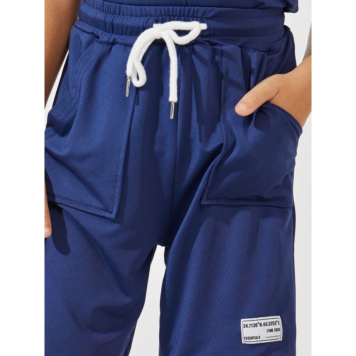 Styli Elevate Oversized Printed Badge Detail T-Shirt & Shorts Set-boys-clothing-setsandcoords-image-6