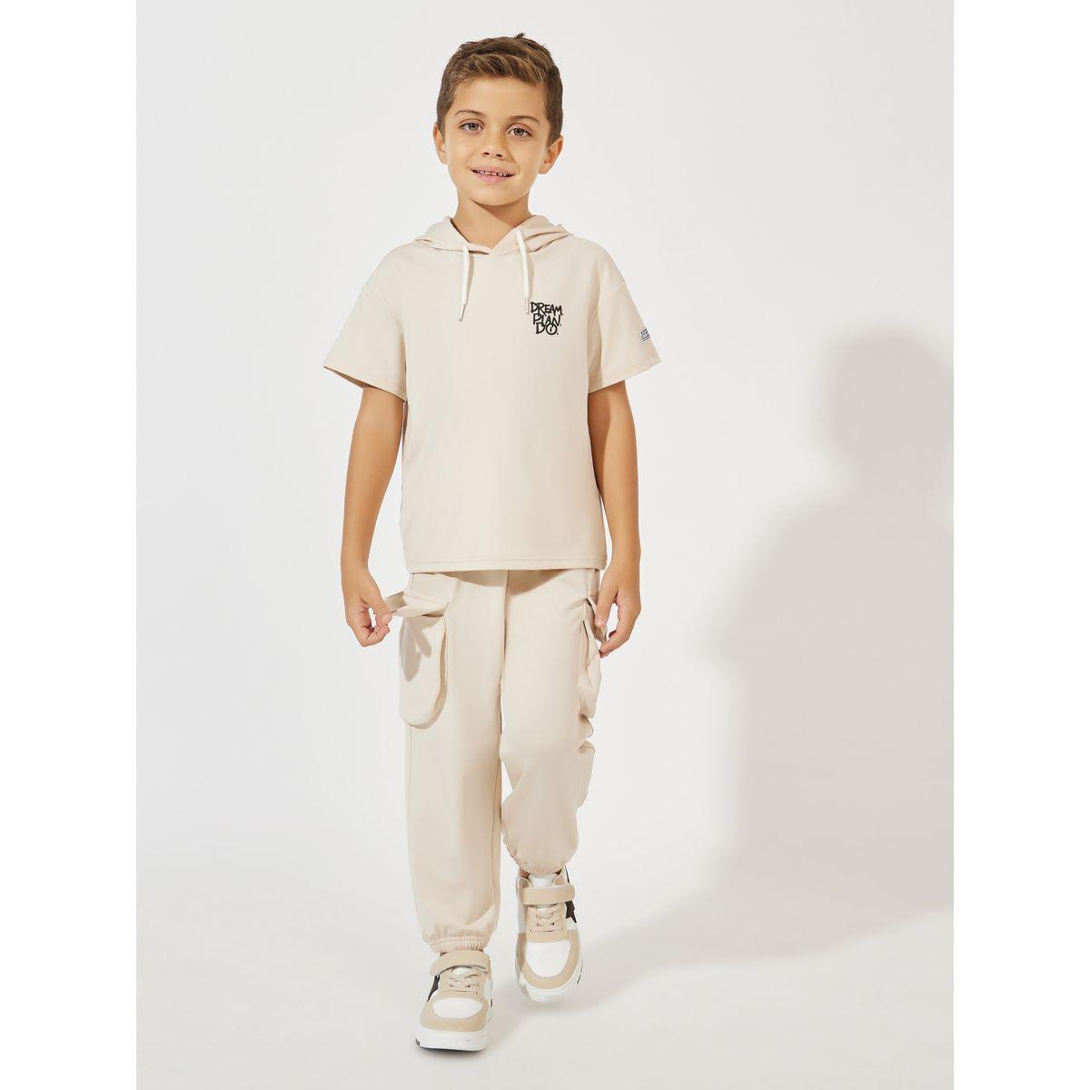 Styli Elevate Patch Detail Hooded Top & Cargo Joggers Set-boys-clothing-setsandcoords-image-1
