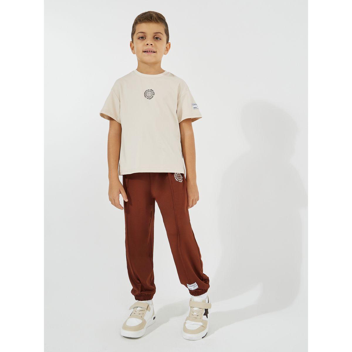 Styli Elevate Oversized Printed T-Shirt & Pintuck Detail Joggers Set-boys-clothing-setsandcoords-image-1