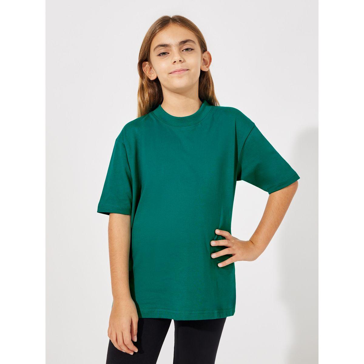 Styli Solid Oversized T-Shirt & Leggings Set-girls-clothing-setsandcoords-image-2
