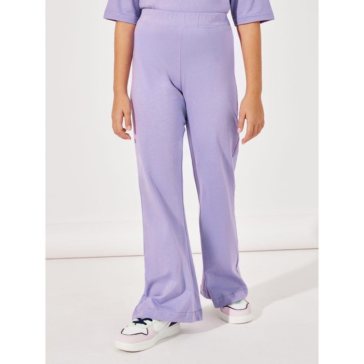 Styli Solid Oversized T-Shirt & Bootcut Joggers Set-girls-clothing-setsandcoords-image-4