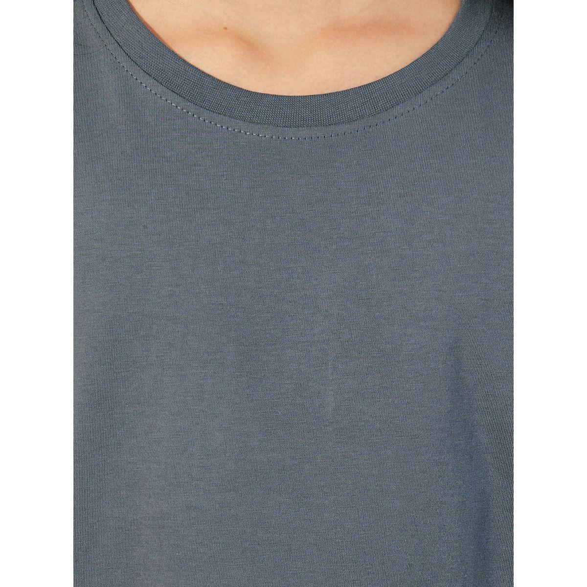 Styli Oversized Round Neck T-Shirt & Flared Joggers Co-Ords Set-girls-clothing-setsandcoords-image-3