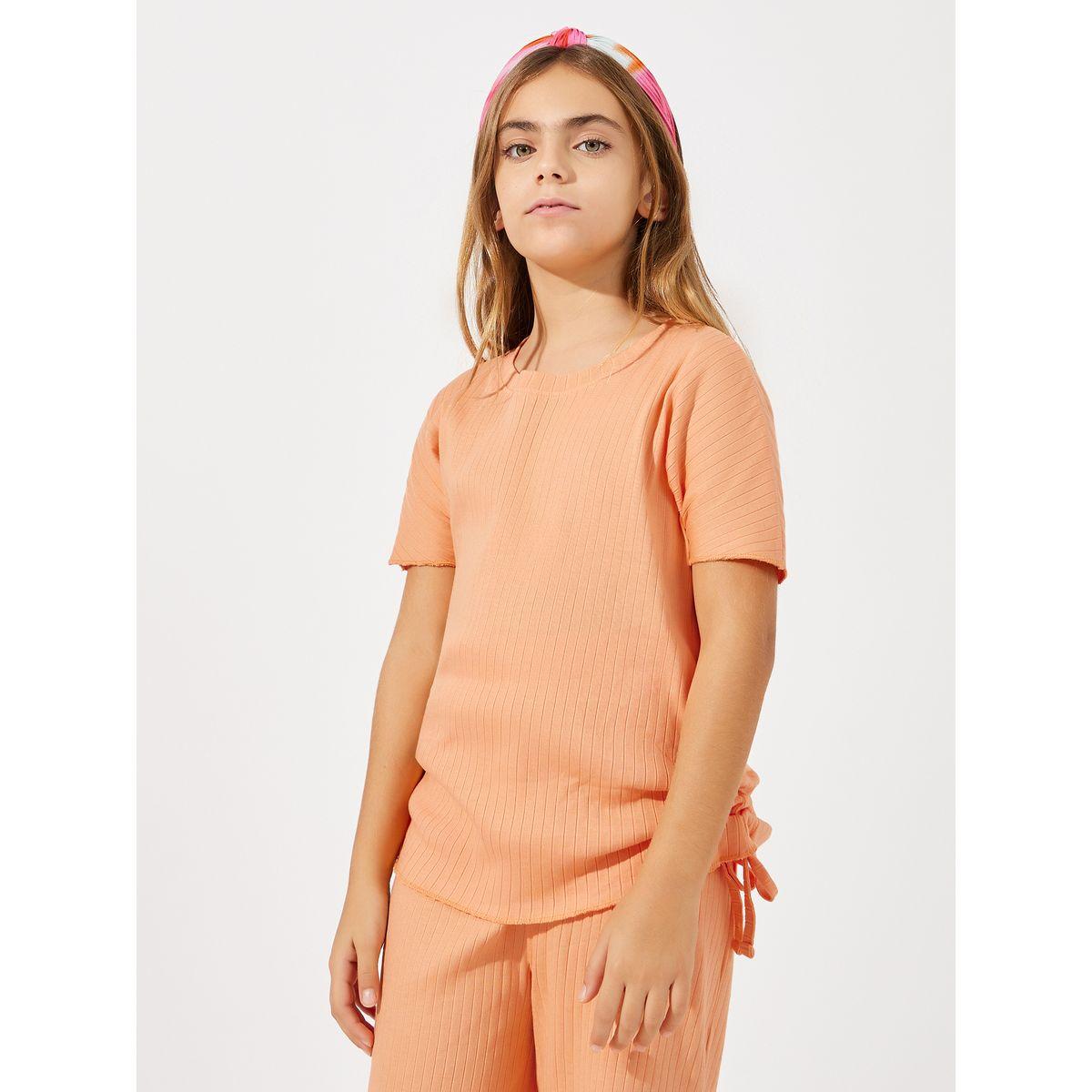 طقم منسق من جوغر مع تيشيرت محبوك بتفاصيل كشكش-girls-clothing-setsandcoords-image-2
