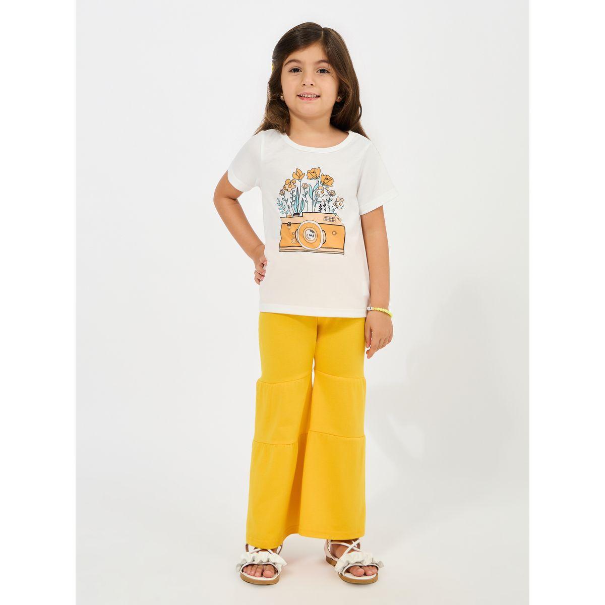 Styli Graphic Print T-Shirt & Flare Leg Pants Set-girls-clothing-setsandcoords-image-1