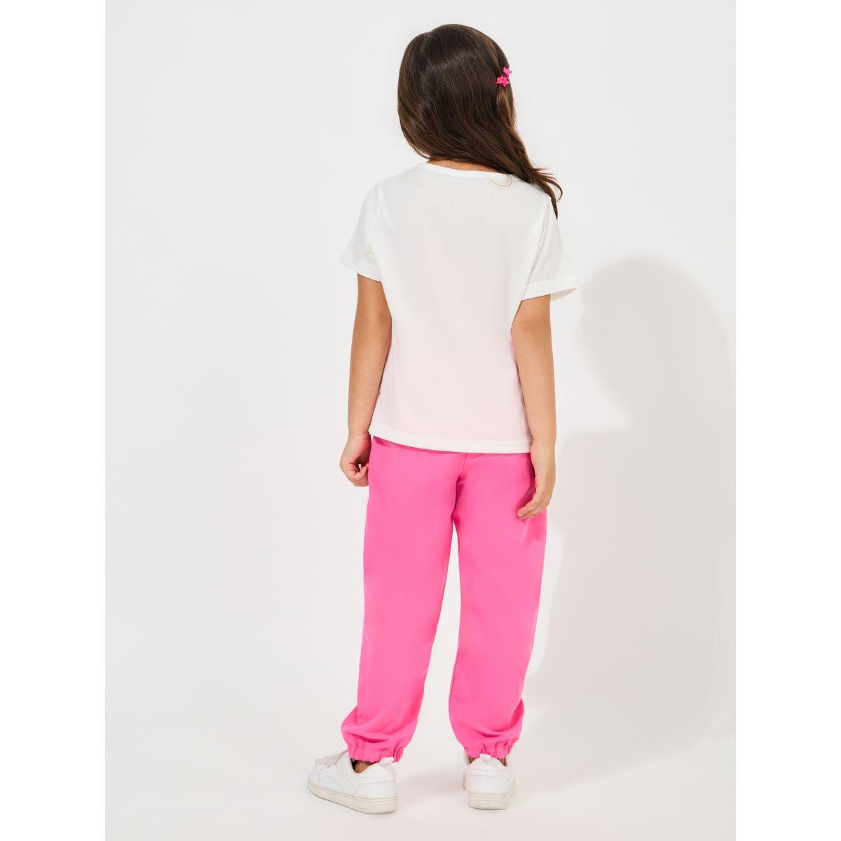Styli Cat Graphic Print T-Shirt & Cargo Pants Set-girls-clothing-setsandcoords-image-4