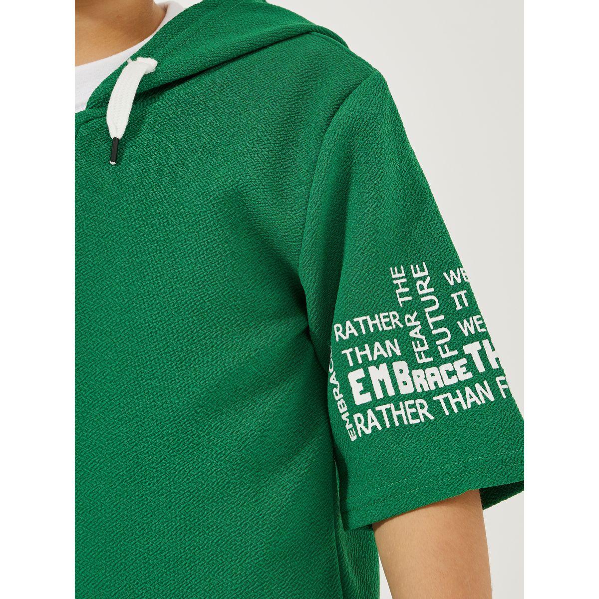 Styli Hooded Zipper Front Top & Shorts Set-boys-clothing-setsandcoords-image-5