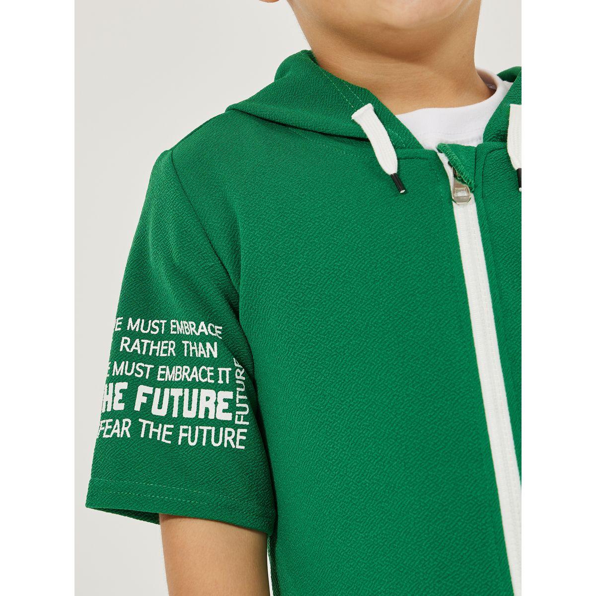 Styli Hooded Zipper Front Top & Shorts Set-boys-clothing-setsandcoords-image-6
