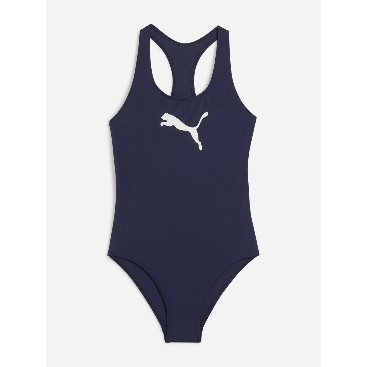 Puma Logo Detail Racerback One-Piece Swimsuit-girls-clothing-swimwear-image-1