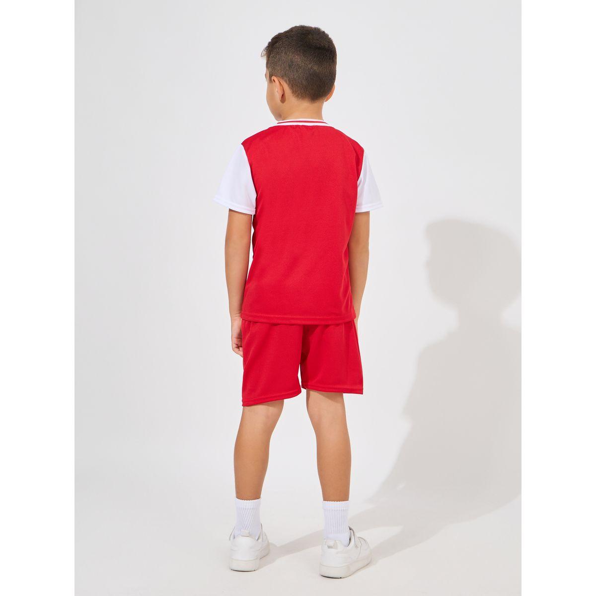 مجموعة من شورت مع تيشيرت بطبعة جرافيك-sports-boys-clothing-sets-image-4