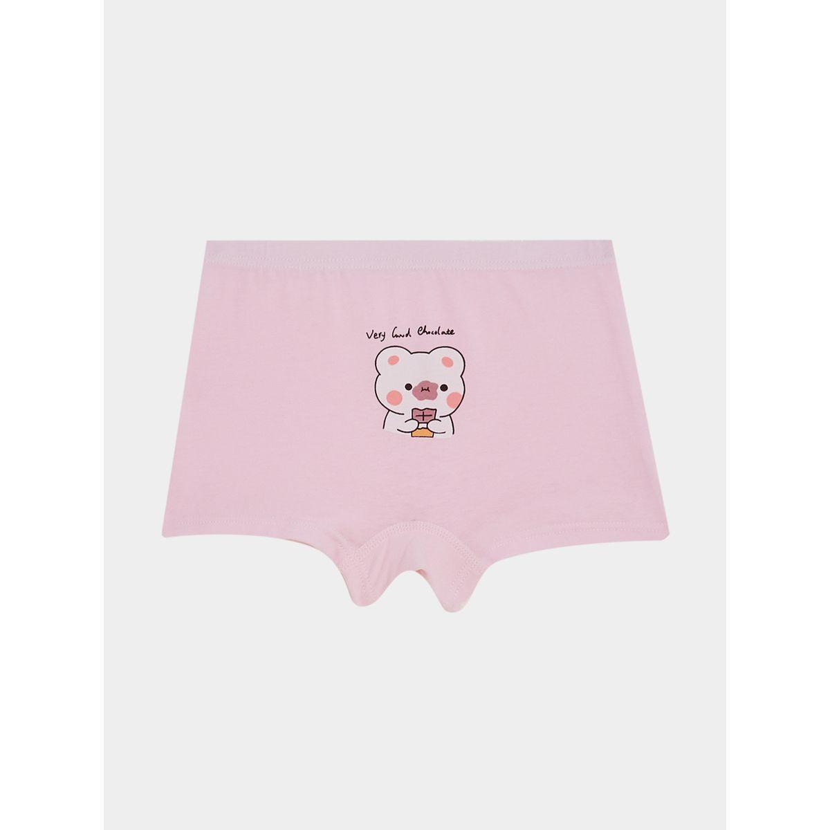 Styli Pack of 6 - Cutie Cat Print Briefs-girls-clothing-innerwear-image-4