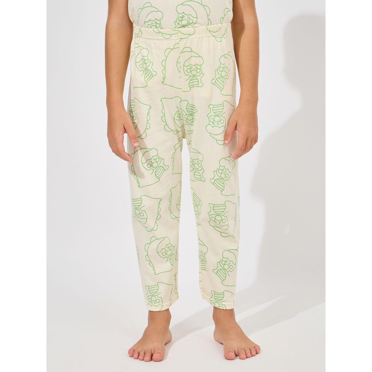 Styli Dinosaur Print T-Shirt & Pyjama Set-boys-clothing-nightwear-image-5