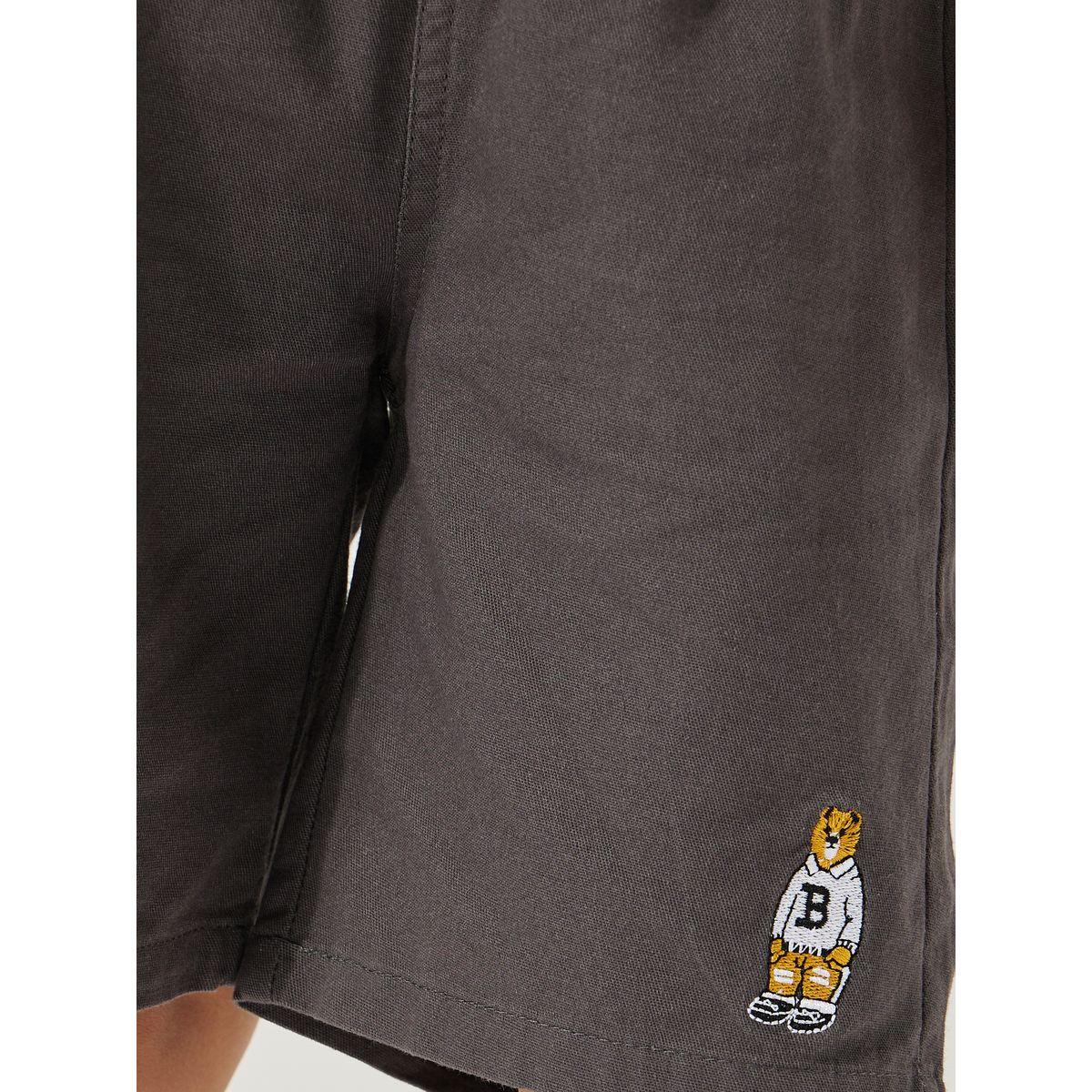 Styli Bear Embroidery Detail Shorts-boys-clothing-bottoms-shorts-image-3