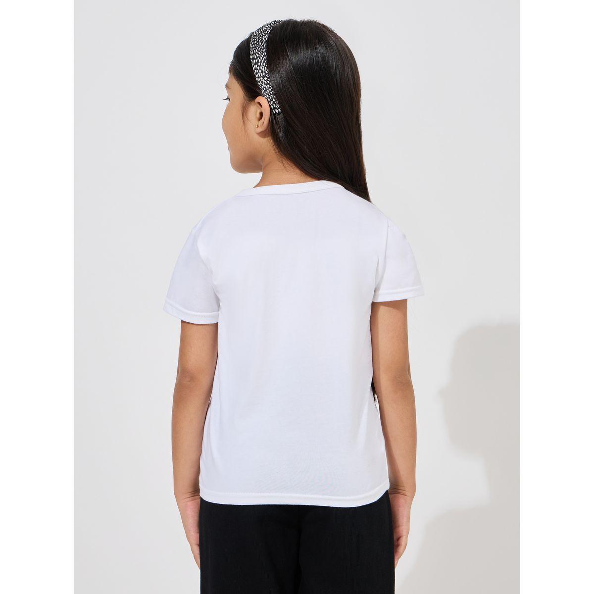 Styli Front Graphic Print Cotton T-Shirt-girls-clothing-tshirts-image-4