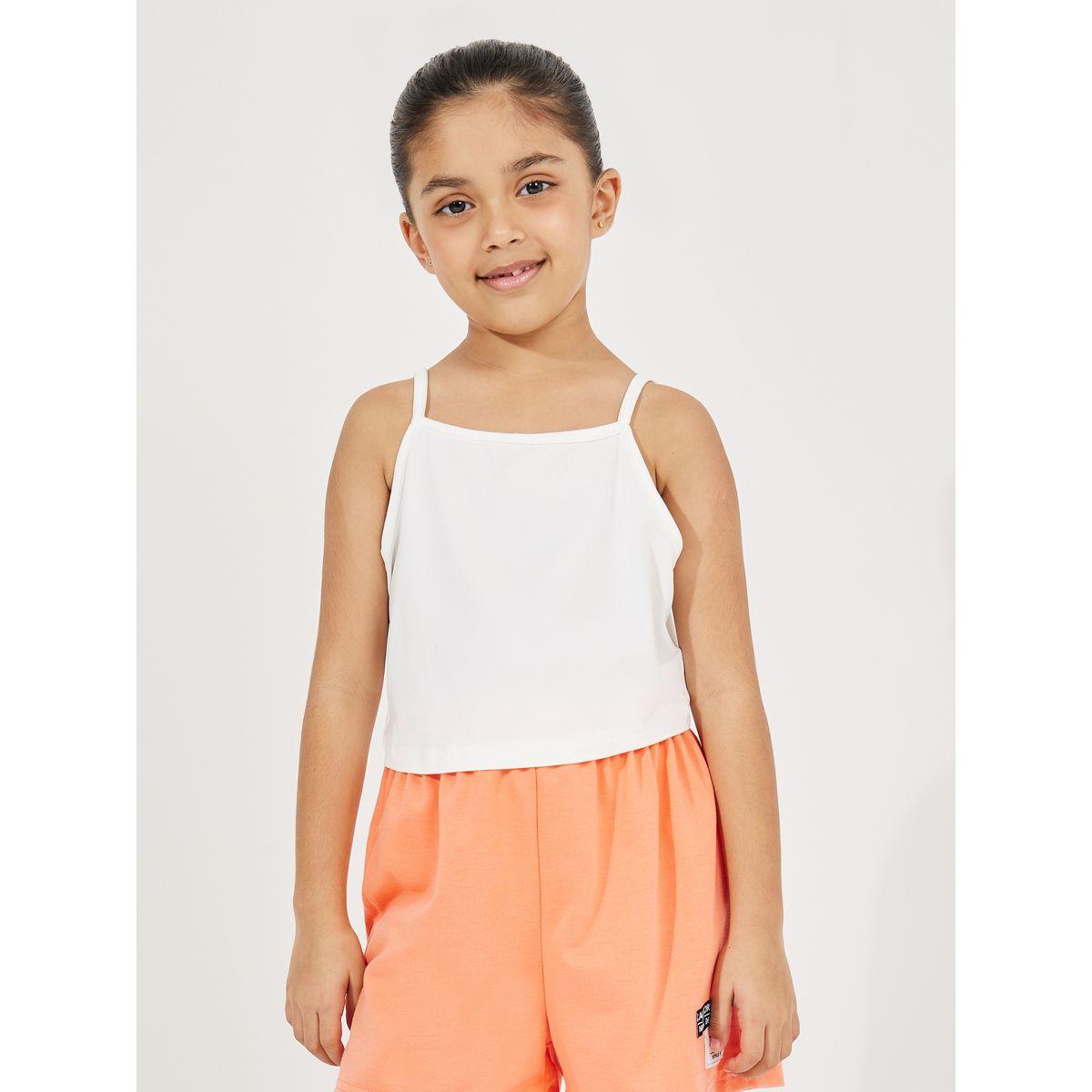 Styli Pack of 3 - Plain Cami, Hooded Crop Top & Shorts-girls-clothing-setsandcoords-image-5