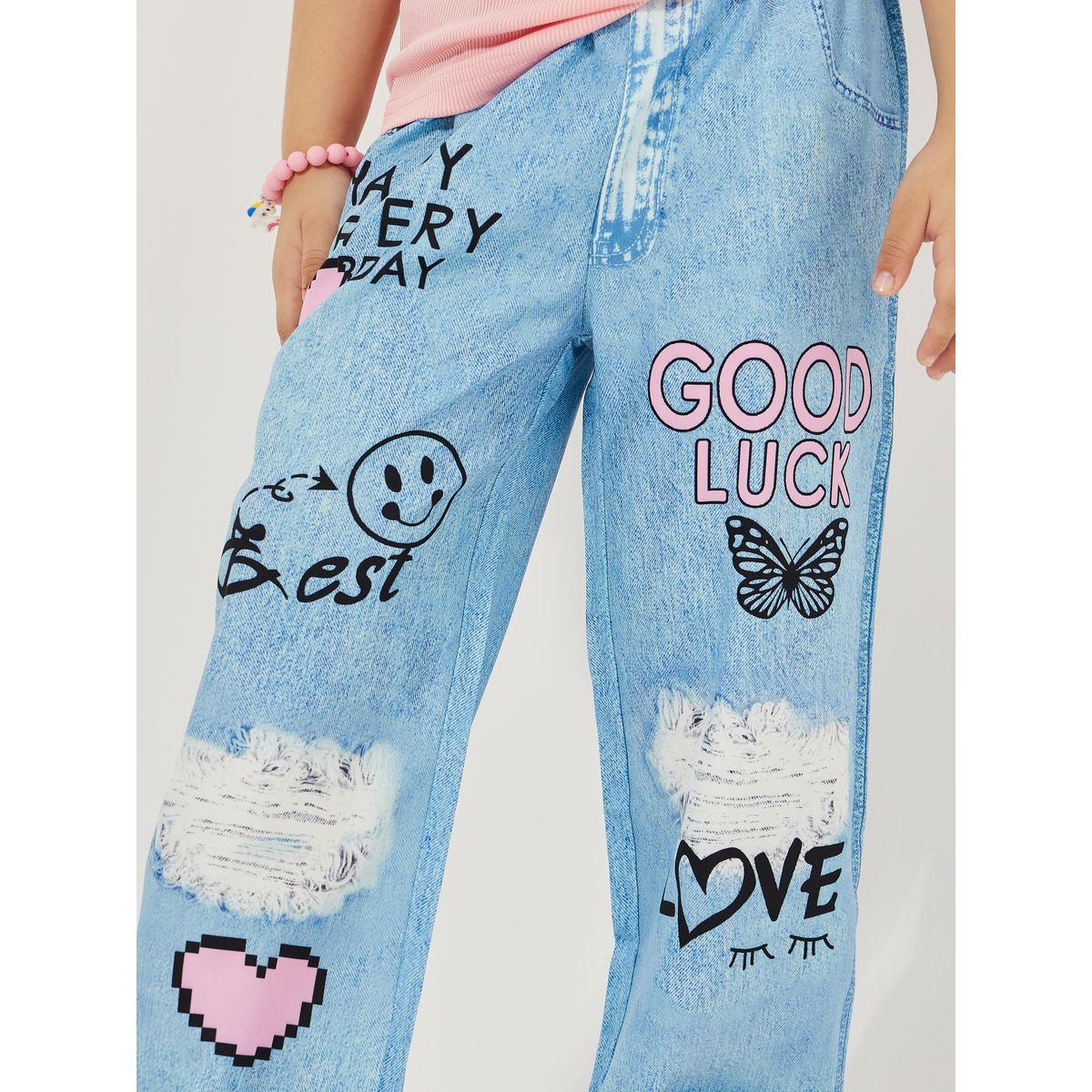 مجموعة من 3 - بنطال وبلوزة كت مع شنطة-girls-clothing-setsandcoords-image-5