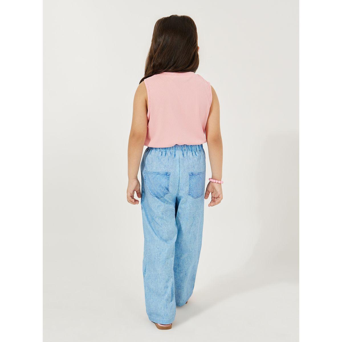 مجموعة من 3 - بنطال وبلوزة كت مع شنطة-girls-clothing-setsandcoords-image-6