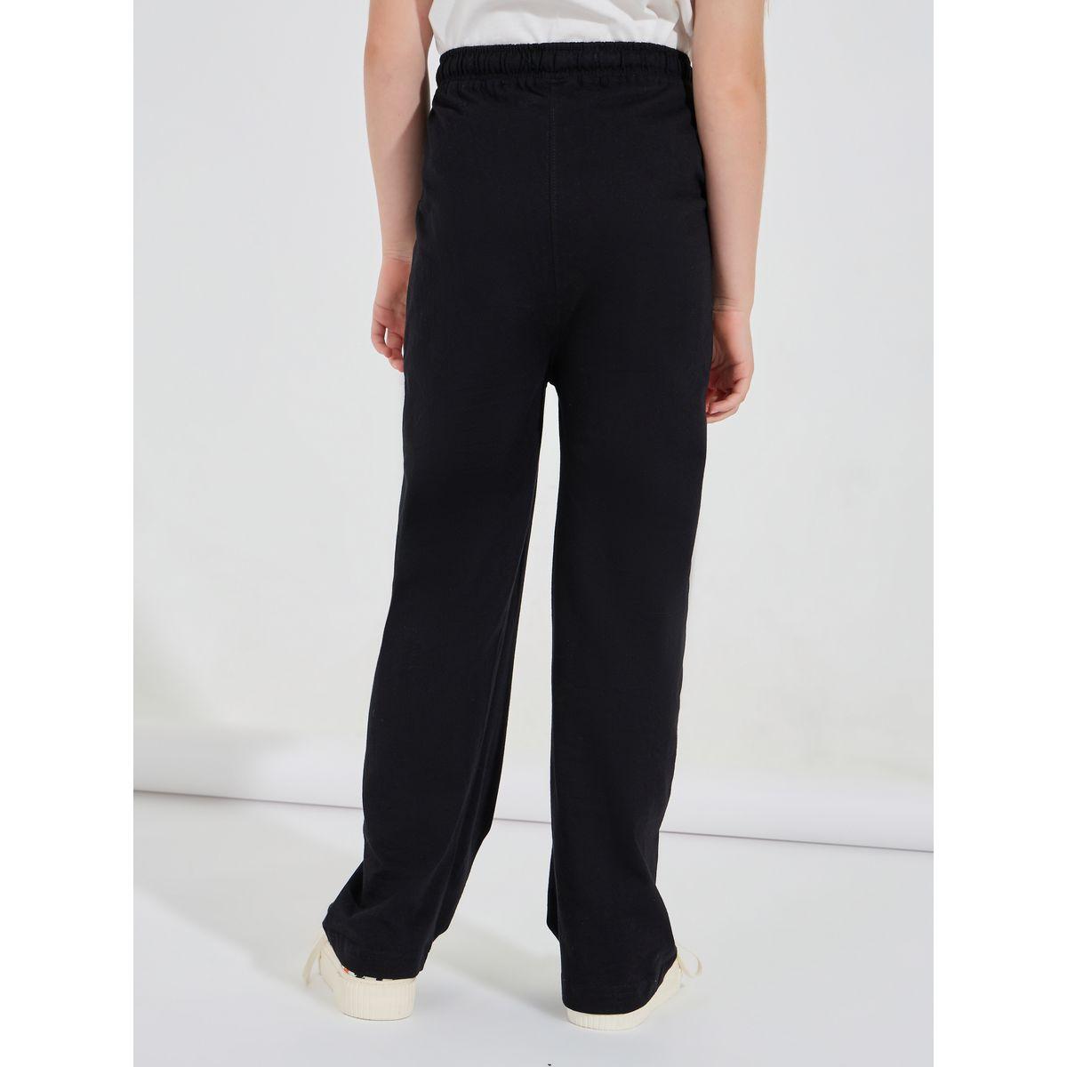 Styli Basic Wide Leg Pants with Drawstring-girls-clothing-bottoms-trousers-image-4