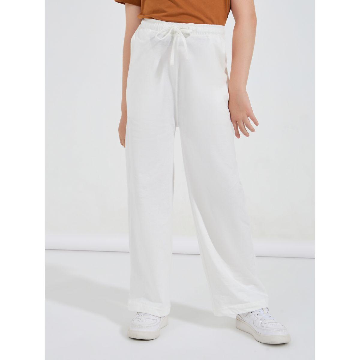 Styli Basic Wide Leg Joggers with Drawstring-girls-clothing-bottoms-joggersandtrackpants-image-1
