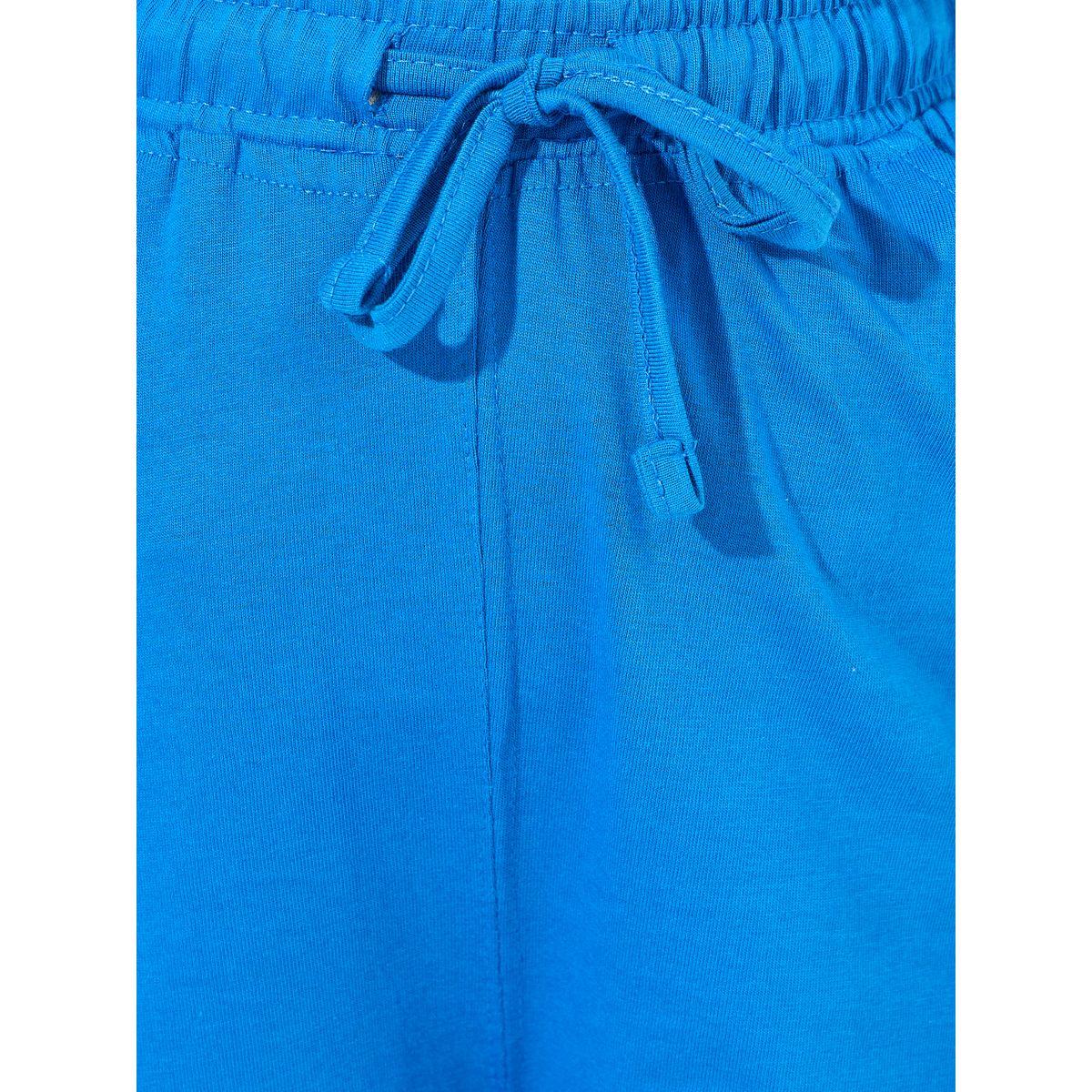 Styli Basic Wide Leg Joggers with Elasticated Waistband & Drawstring-girls-clothing-bottoms-joggersandtrackpants-image-3