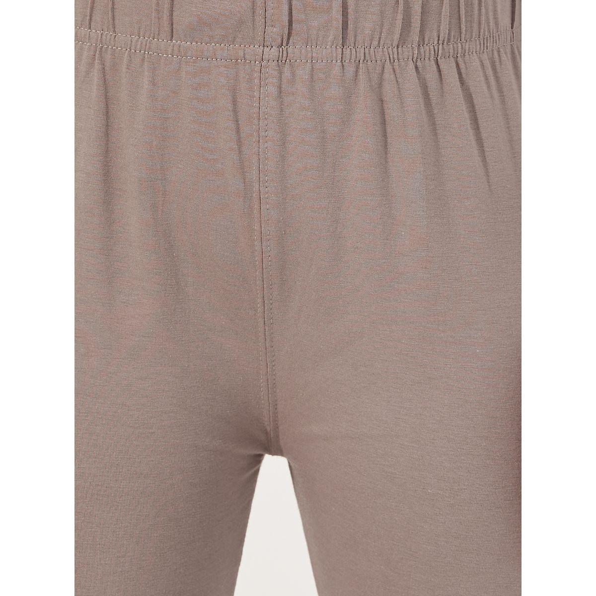 Styli Solid Flared Leggings with Split Hem-girls-clothing-bottoms-leggings-image-3