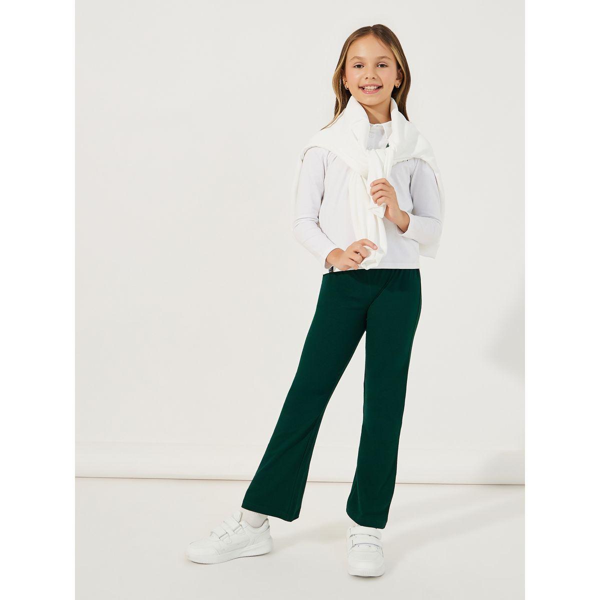 Styli Solid High Rise Flared Leggings-girls-clothing-bottoms-joggersandtrackpants-image-2