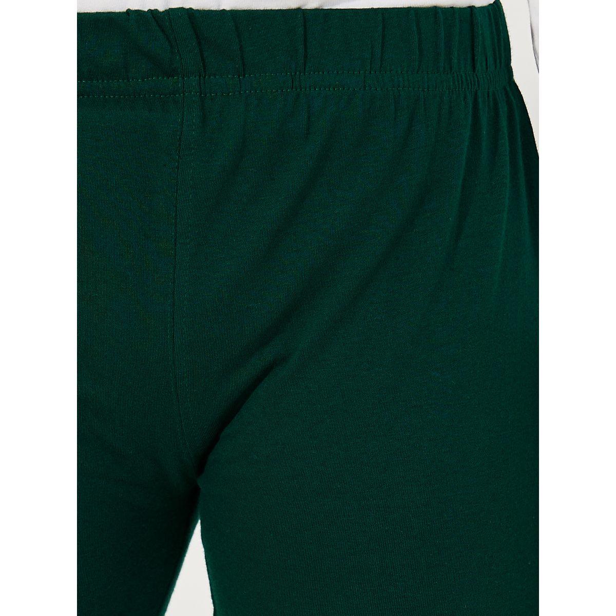 Styli Solid High Rise Flared Leggings-girls-clothing-bottoms-joggersandtrackpants-image-3