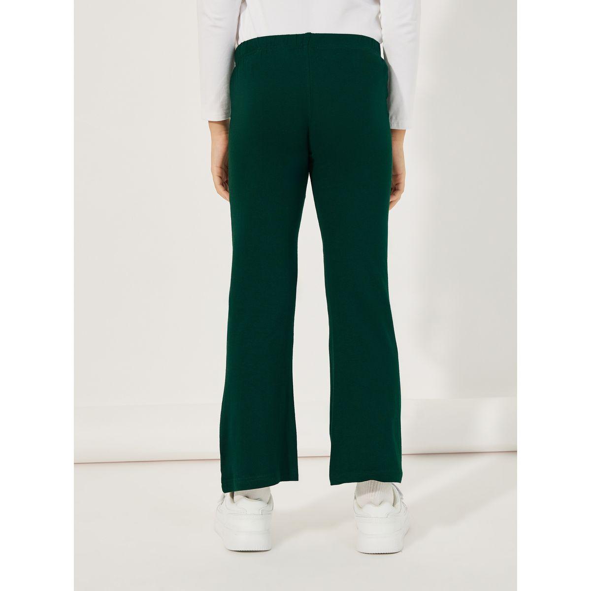 Styli Solid High Rise Flared Leggings-girls-clothing-bottoms-joggersandtrackpants-image-4