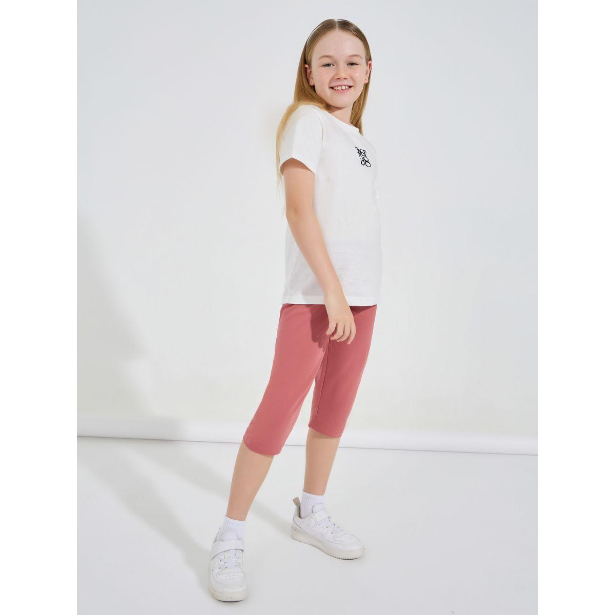 Styli Basic Capri Length Leggings-girls-clothing-bottoms-leggings-image-2