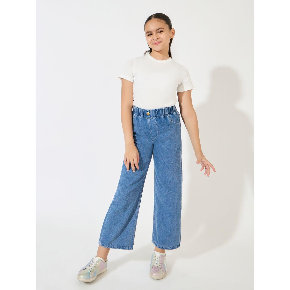 Styli Basic Round Neck T-Shirt-girls-clothing-tshirts-image-2