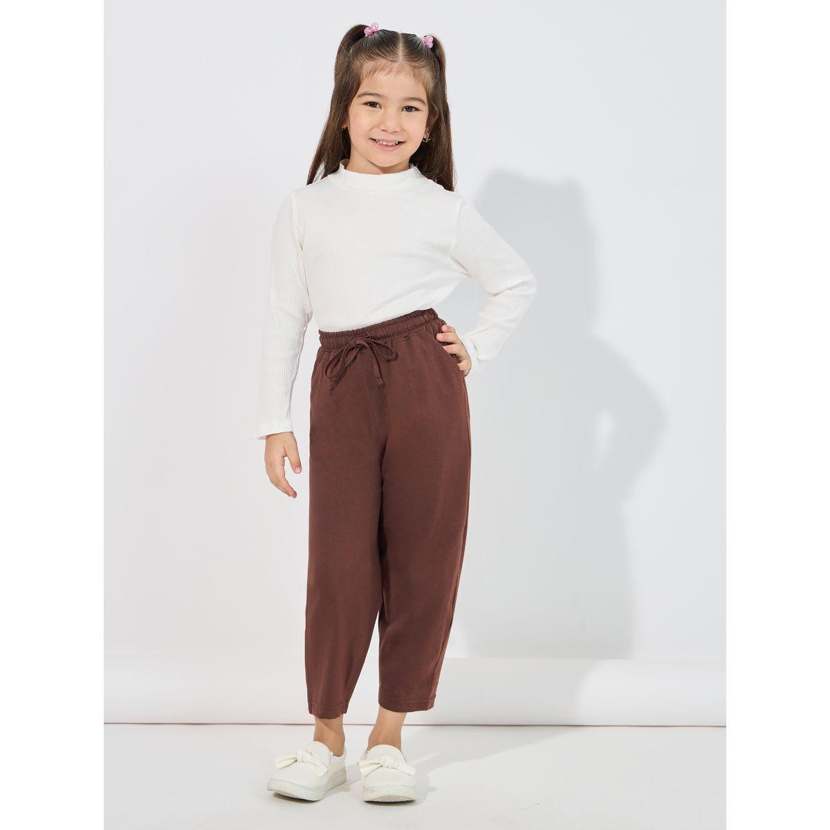Styli Open Hem Tapered Joggers with Drawstring-girls-clothing-bottoms-joggersandtrackpants-image-2