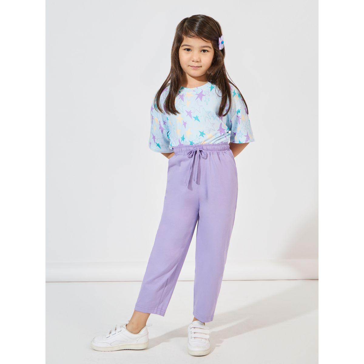 Styli Open Hem Tapered Joggers with Drawstring-girls-clothing-bottoms-joggersandtrackpants-image-2