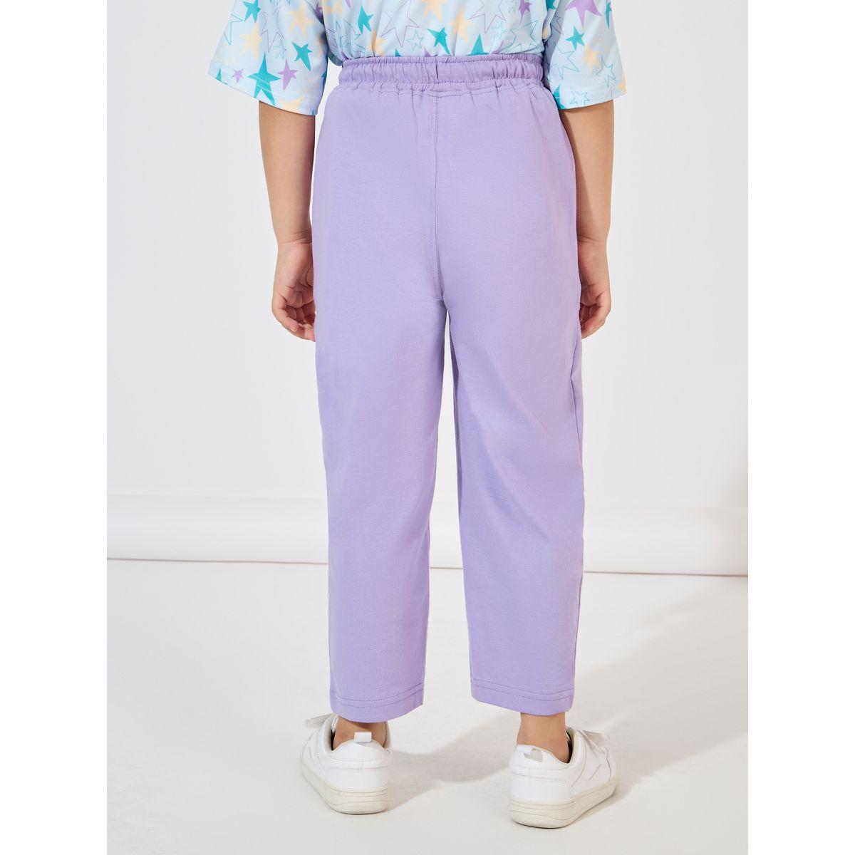 Styli Open Hem Tapered Joggers with Drawstring-girls-clothing-bottoms-joggersandtrackpants-image-4